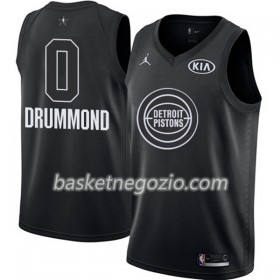 Canotte Uomo Detroit Pistons Andre Drummond 0 2018 All Star Jordan Brand Nero Swingman